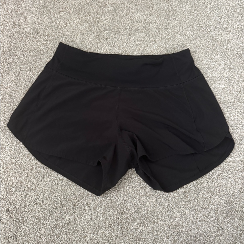 Lululemon Athletica Black Athletic Shorts Lightweight Stretch